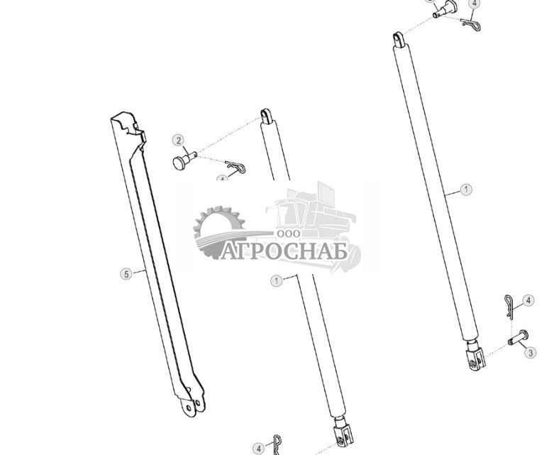 Цилиндр для наклона кабины - ST1476 253.jpg